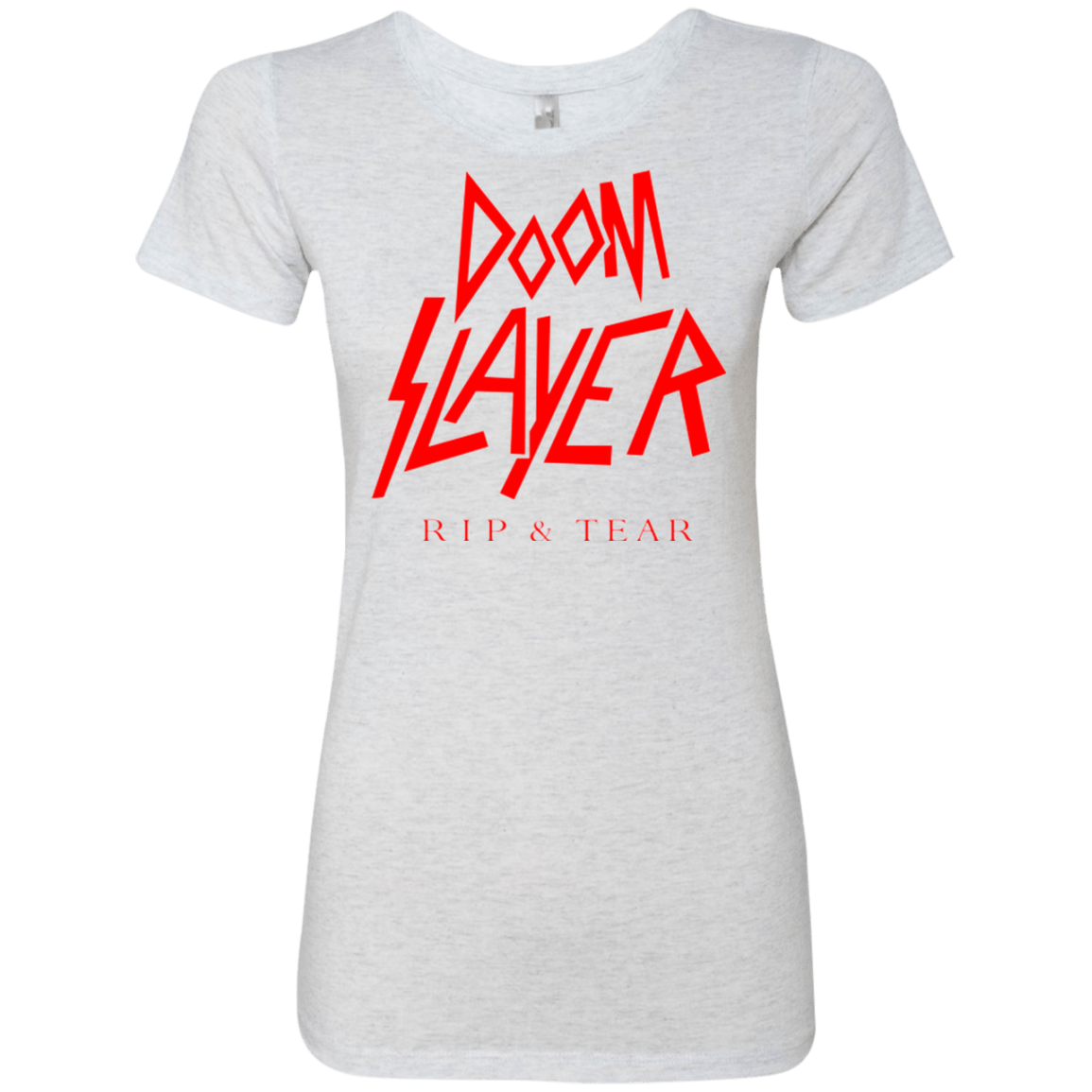 T-Shirts Heather White / Small Doom Slayer Women's Triblend T-Shirt