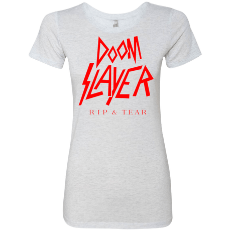 T-Shirts Heather White / Small Doom Slayer Women's Triblend T-Shirt