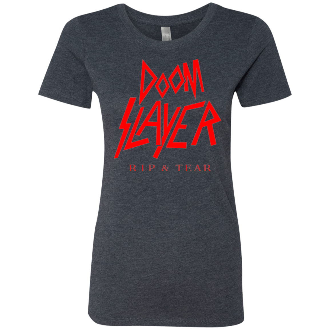 T-Shirts Vintage Navy / Small Doom Slayer Women's Triblend T-Shirt
