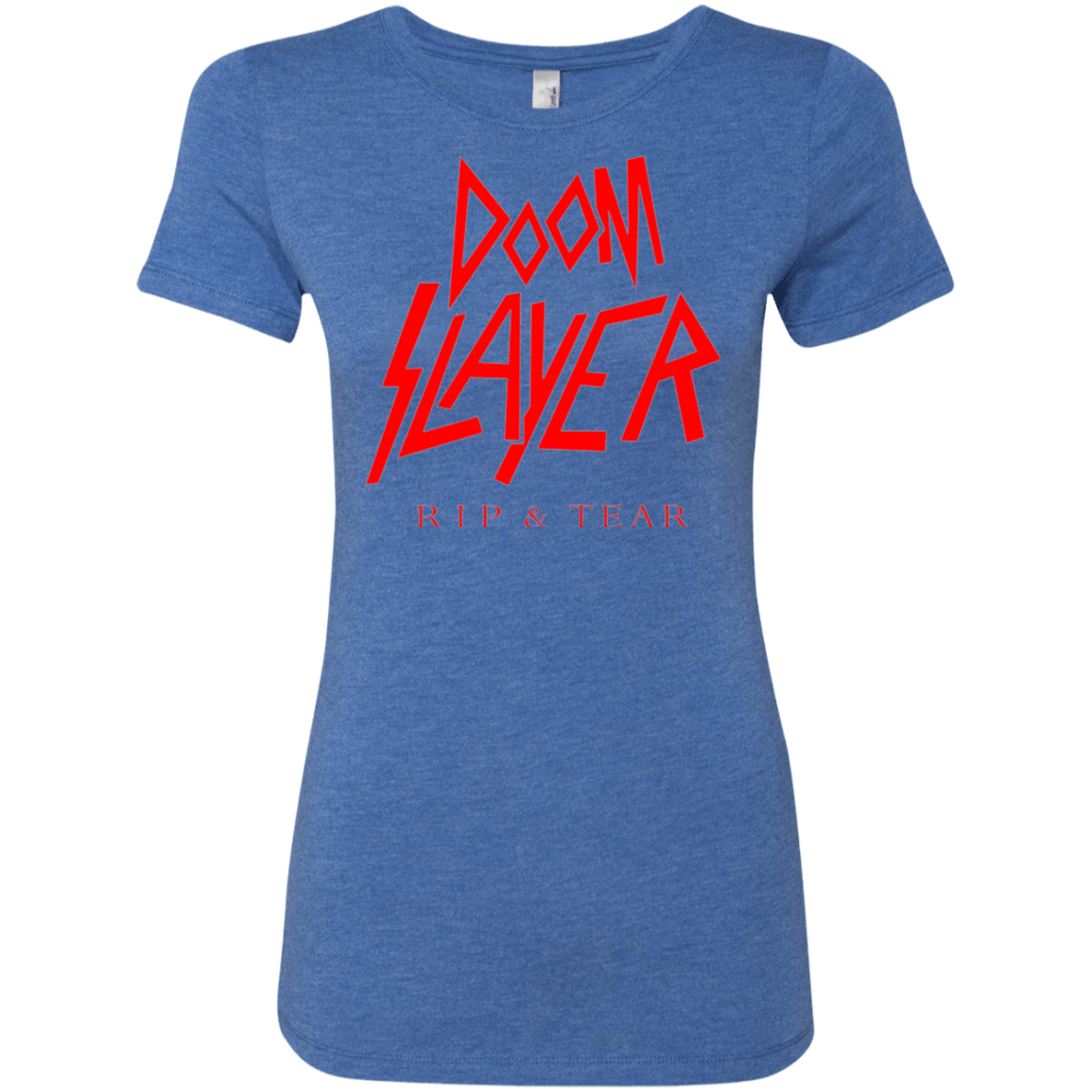 T-Shirts Vintage Royal / Small Doom Slayer Women's Triblend T-Shirt