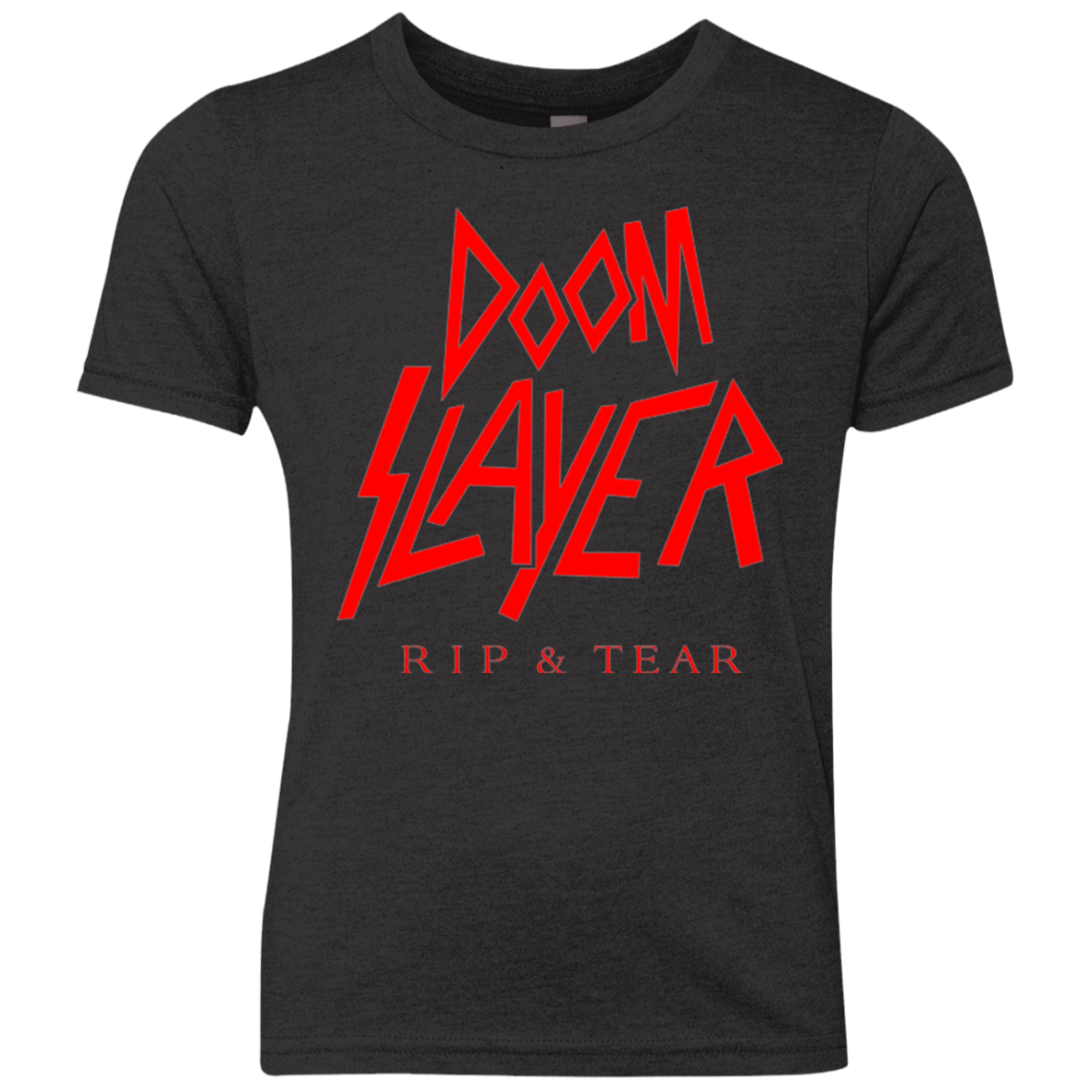 T-Shirts Vintage Black / YXS Doom Slayer Youth Triblend T-Shirt