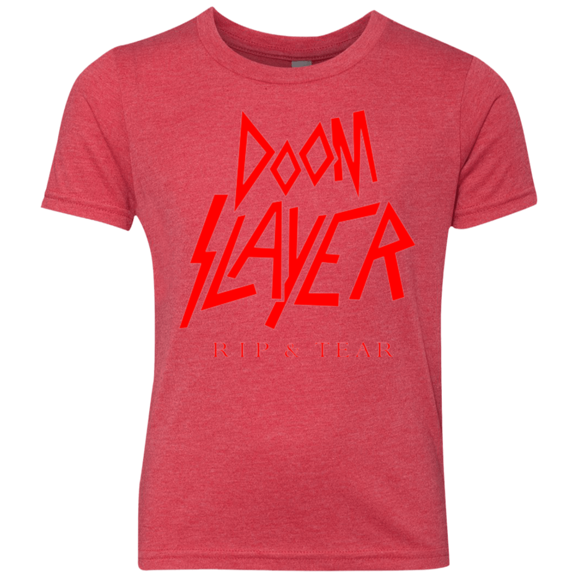 T-Shirts Vintage Red / YXS Doom Slayer Youth Triblend T-Shirt