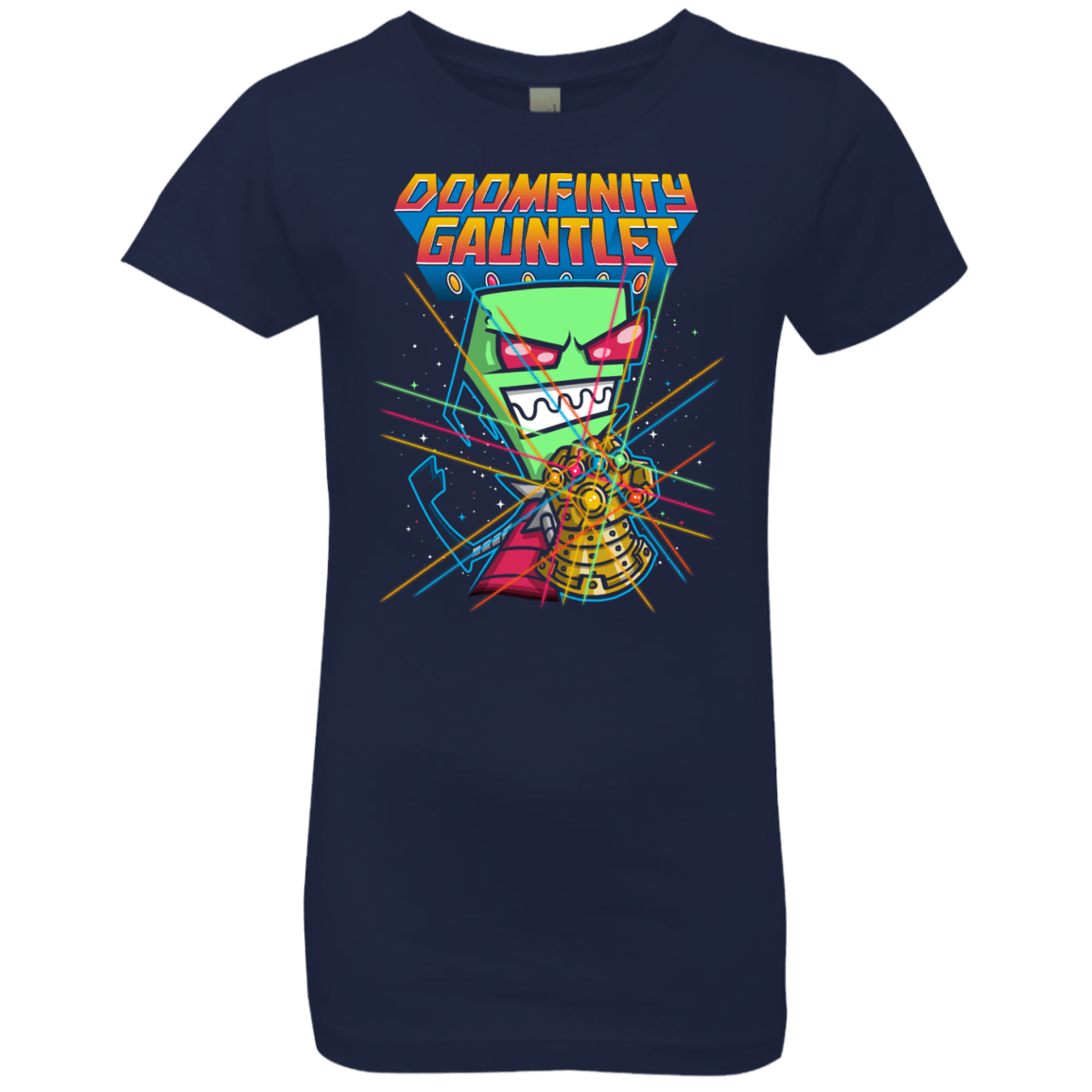 T-Shirts Midnight Navy / YXS DOOMFINITY Girls Premium T-Shirt