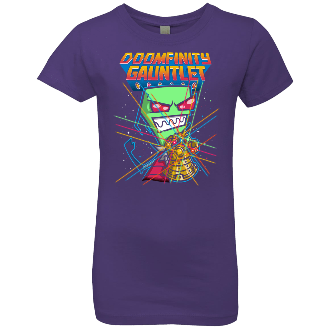 T-Shirts Purple Rush / YXS DOOMFINITY Girls Premium T-Shirt