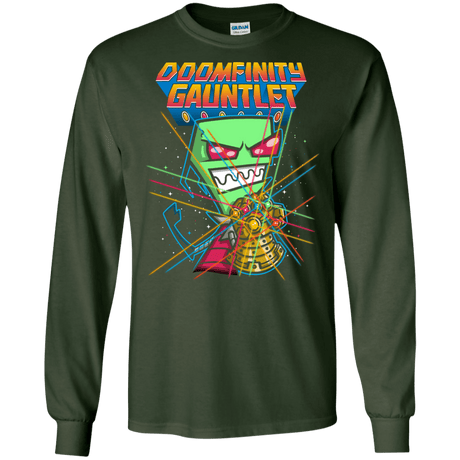 T-Shirts Forest Green / S DOOMFINITY Men's Long Sleeve T-Shirt