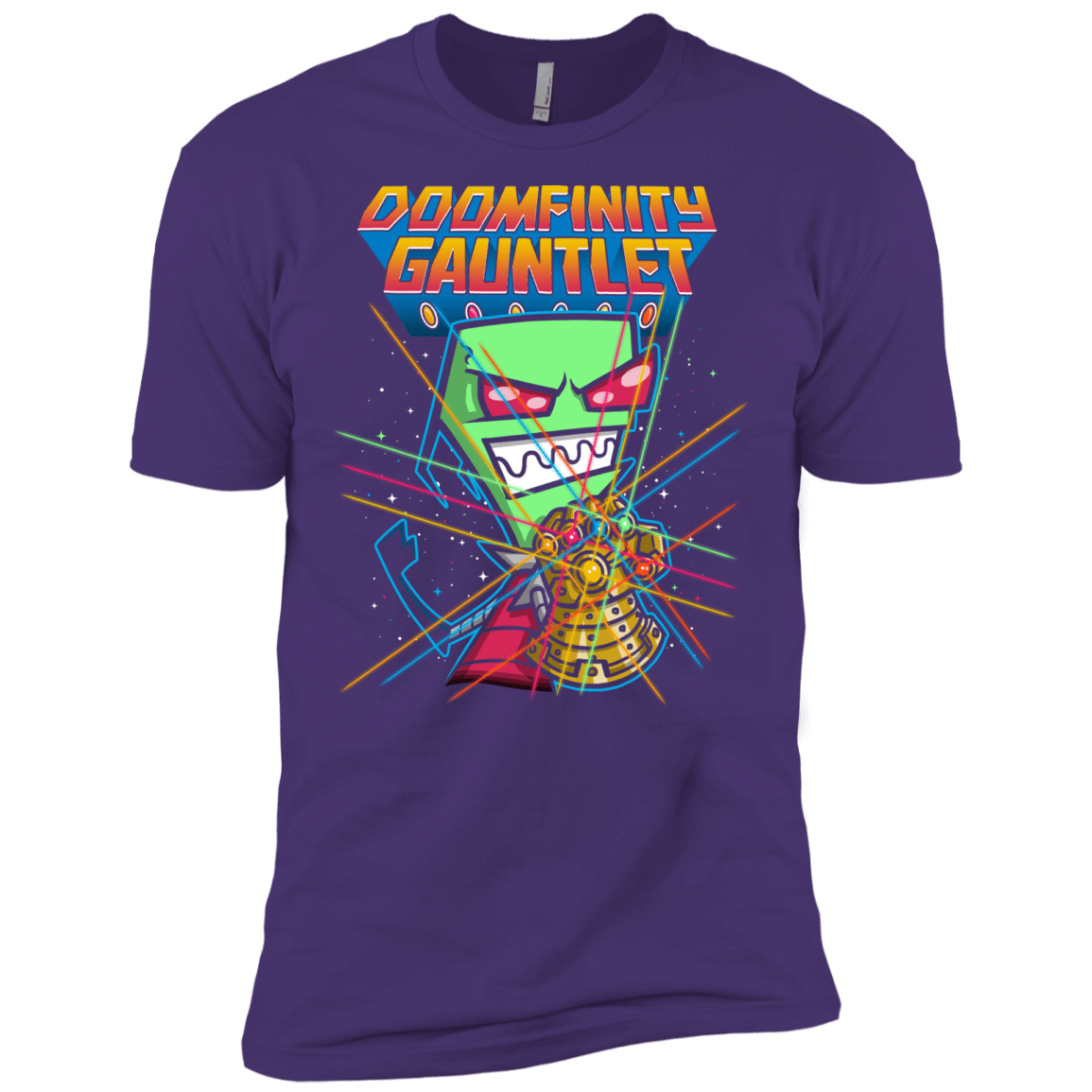 T-Shirts Purple Rush/ / X-Small DOOMFINITY Men's Premium T-Shirt