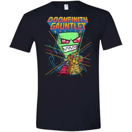 T-Shirts Black / X-Small DOOMFINITY Men's Semi-Fitted Softstyle