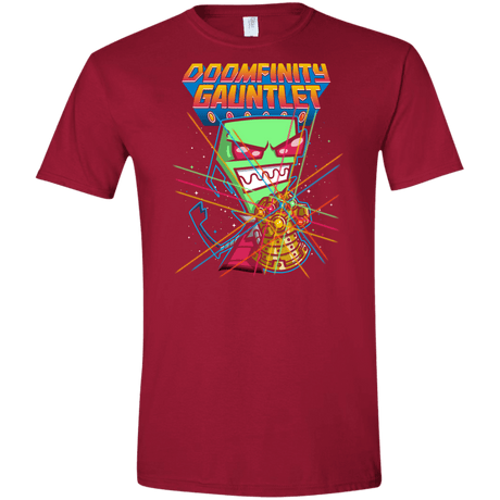 T-Shirts Cardinal Red / S DOOMFINITY Men's Semi-Fitted Softstyle