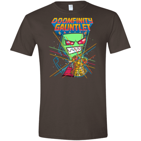 T-Shirts Dark Chocolate / S DOOMFINITY Men's Semi-Fitted Softstyle