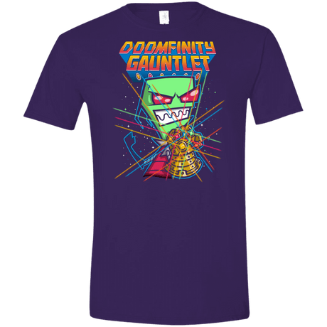 T-Shirts Purple / S DOOMFINITY Men's Semi-Fitted Softstyle