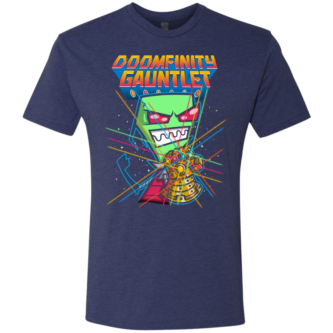 T-Shirts Vintage Navy / S DOOMFINITY Men's Triblend T-Shirt
