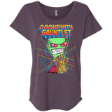 T-Shirts Vintage Purple / X-Small DOOMFINITY Triblend Dolman Sleeve