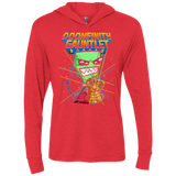 T-Shirts Vintage Red / X-Small DOOMFINITY Triblend Long Sleeve Hoodie Tee