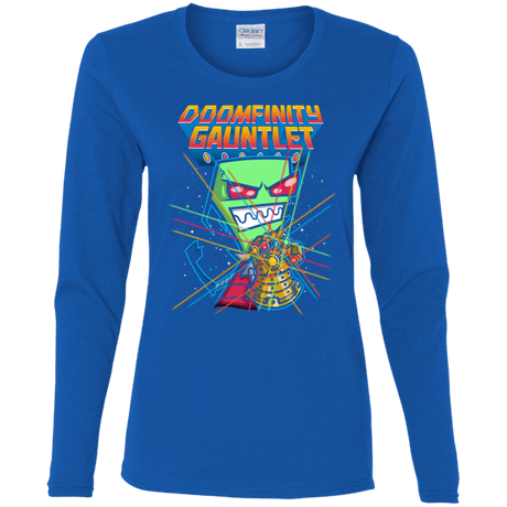 T-Shirts Royal / S DOOMFINITY Women's Long Sleeve T-Shirt