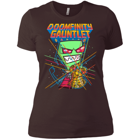 T-Shirts Dark Chocolate / X-Small DOOMFINITY Women's Premium T-Shirt