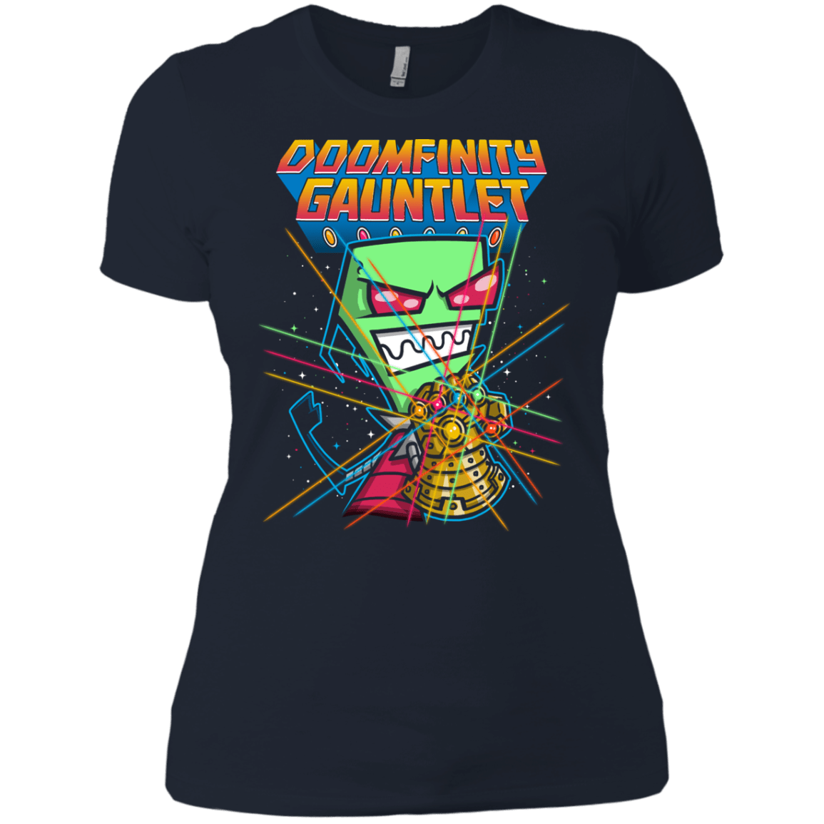 T-Shirts Midnight Navy / X-Small DOOMFINITY Women's Premium T-Shirt
