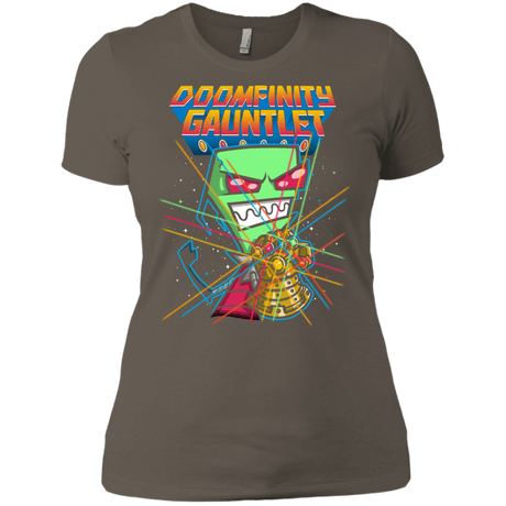 T-Shirts Warm Grey / X-Small DOOMFINITY Women's Premium T-Shirt