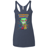 T-Shirts Vintage Navy / X-Small DOOMFINITY Women's Triblend Racerback Tank