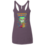 T-Shirts Vintage Purple / X-Small DOOMFINITY Women's Triblend Racerback Tank