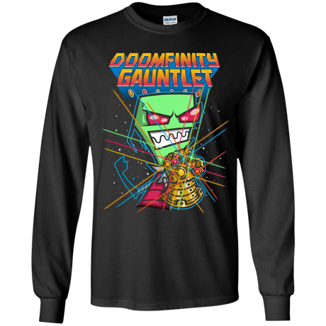 T-Shirts Black / YS DOOMFINITY Youth Long Sleeve T-Shirt