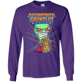 T-Shirts Purple / YS DOOMFINITY Youth Long Sleeve T-Shirt