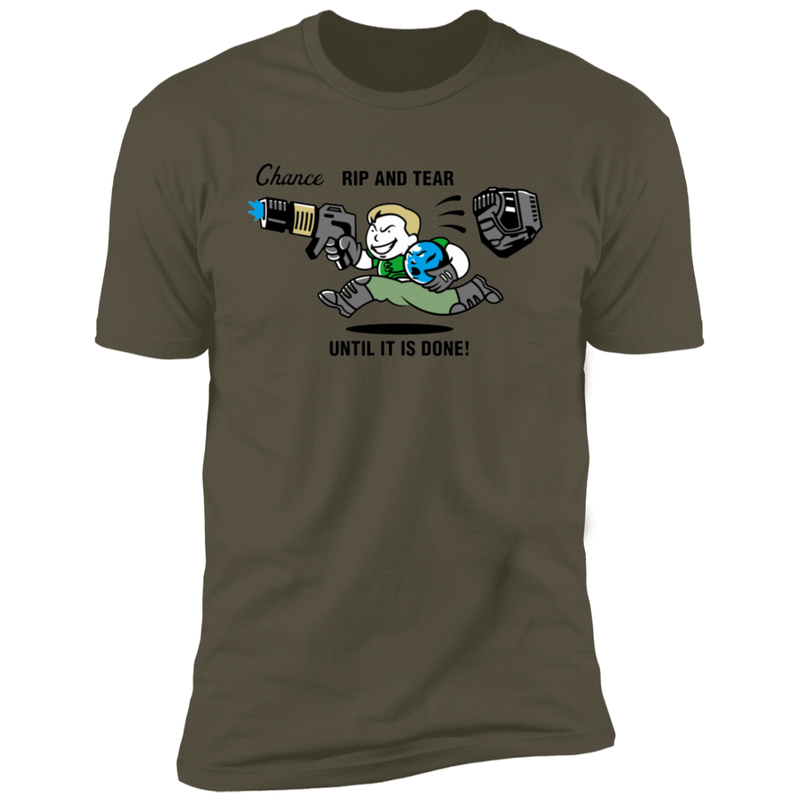 T-Shirts Military Green / S Doompoly Men's Premium T-Shirt