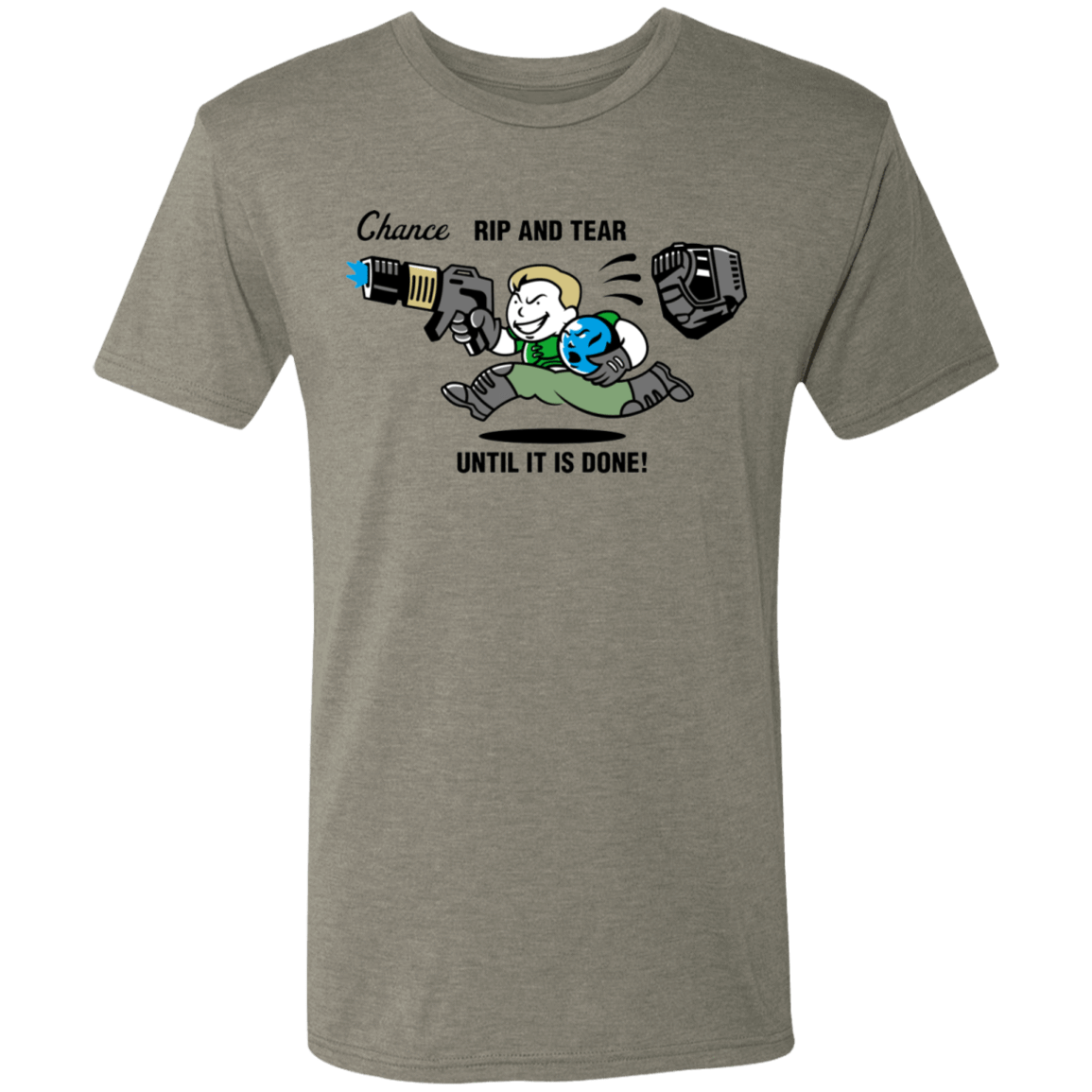 T-Shirts Venetian Grey / S Doompoly Men's Triblend T-Shirt