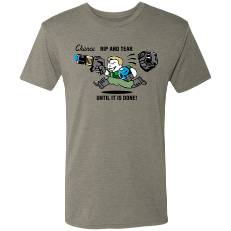 T-Shirts Venetian Grey / S Doompoly Men's Triblend T-Shirt