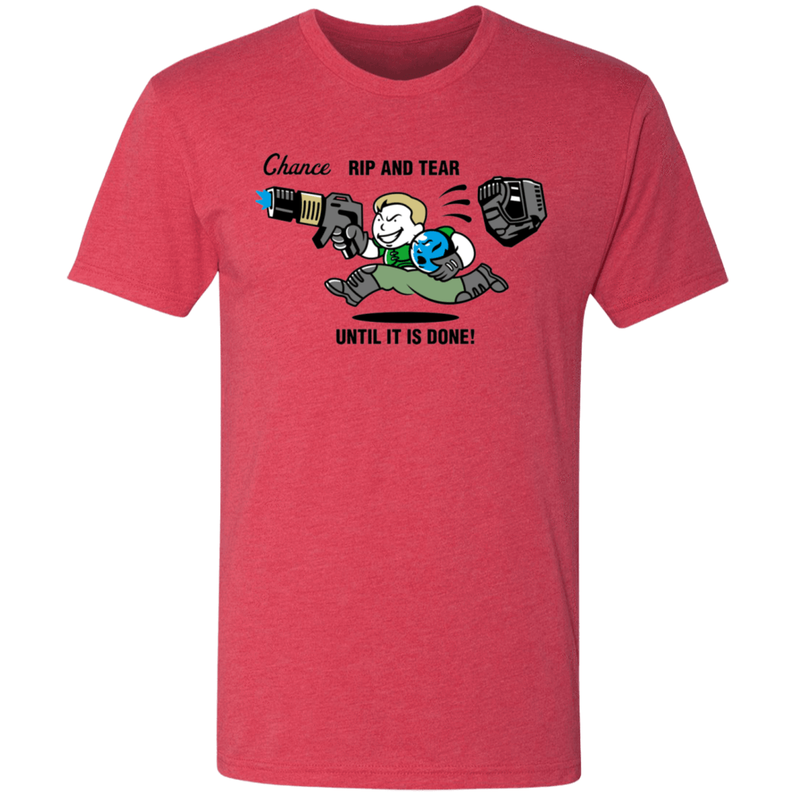 T-Shirts Vintage Red / S Doompoly Men's Triblend T-Shirt