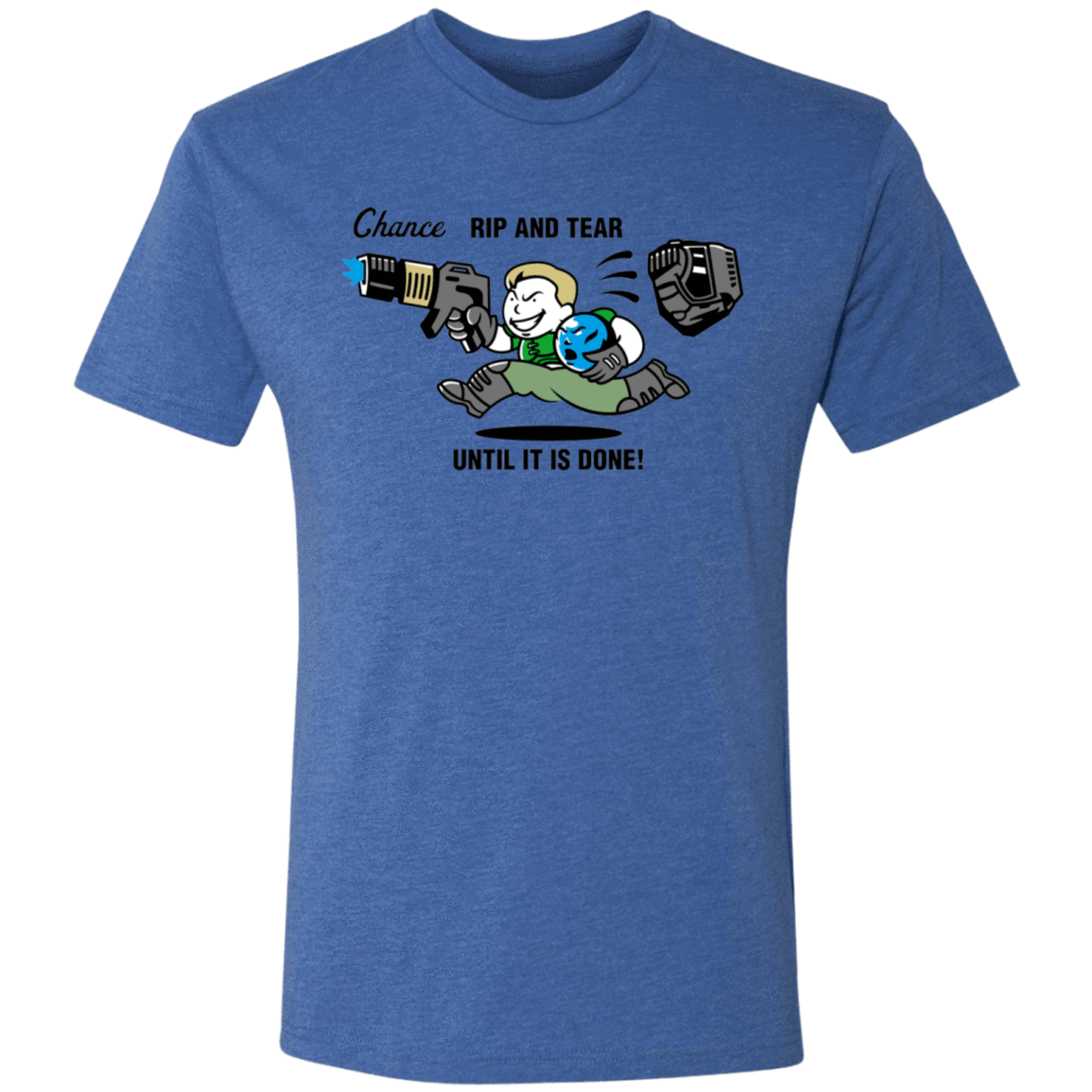 T-Shirts Vintage Royal / S Doompoly Men's Triblend T-Shirt