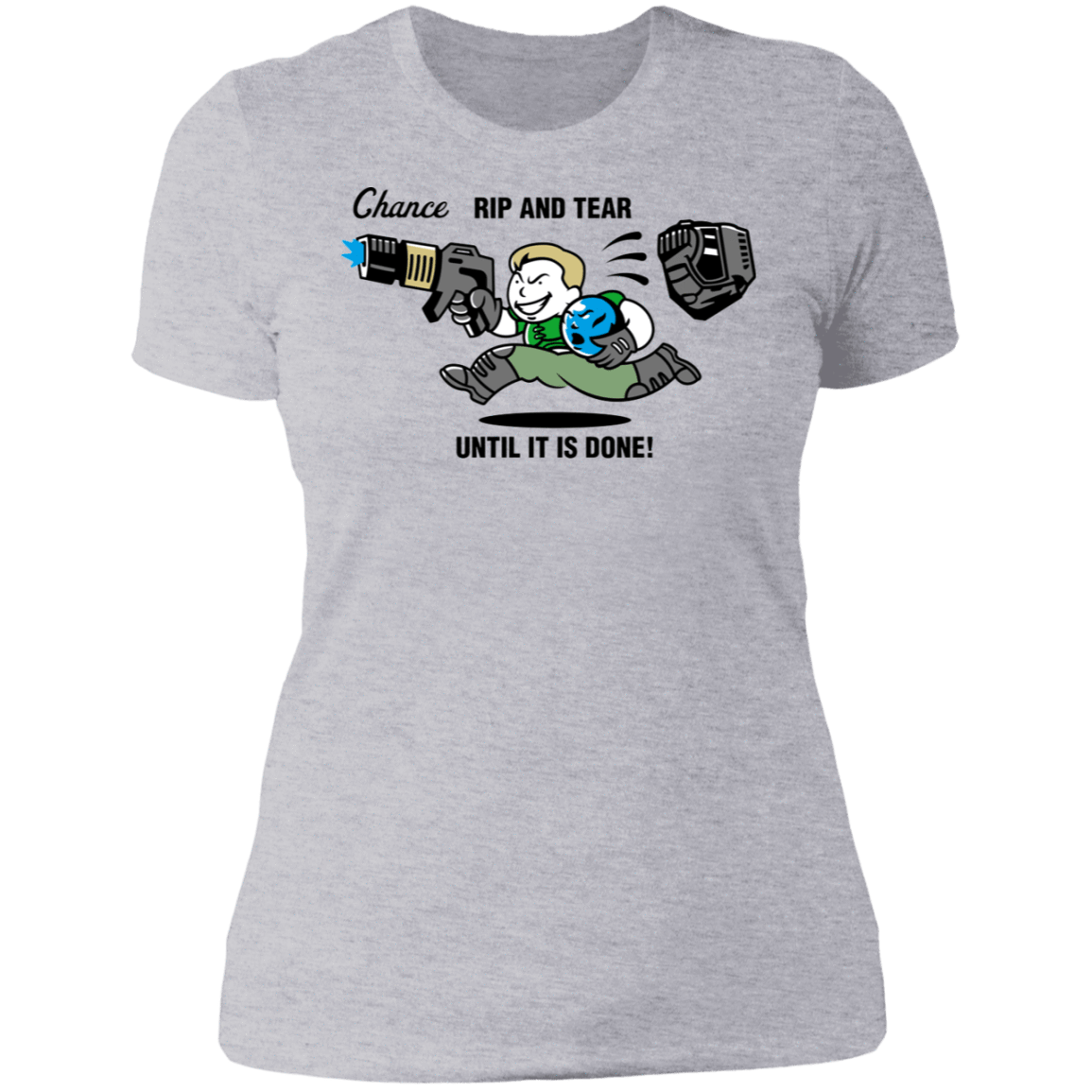 T-Shirts Heather Grey / S Doompoly Women's Premium T-Shirt