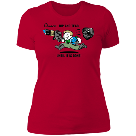 T-Shirts Red / S Doompoly Women's Premium T-Shirt