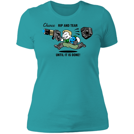 T-Shirts Tahiti Blue / S Doompoly Women's Premium T-Shirt