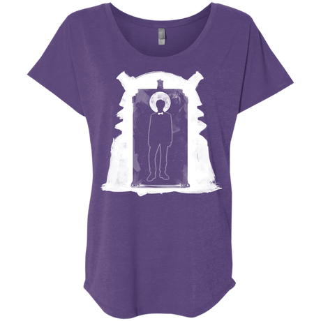 T-Shirts Purple Rush / X-Small Doorway Whoniverse Triblend Dolman Sleeve