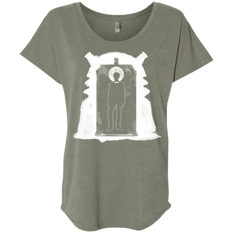 T-Shirts Venetian Grey / X-Small Doorway Whoniverse Triblend Dolman Sleeve