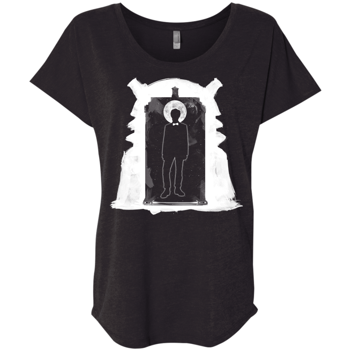 T-Shirts Vintage Black / X-Small Doorway Whoniverse Triblend Dolman Sleeve