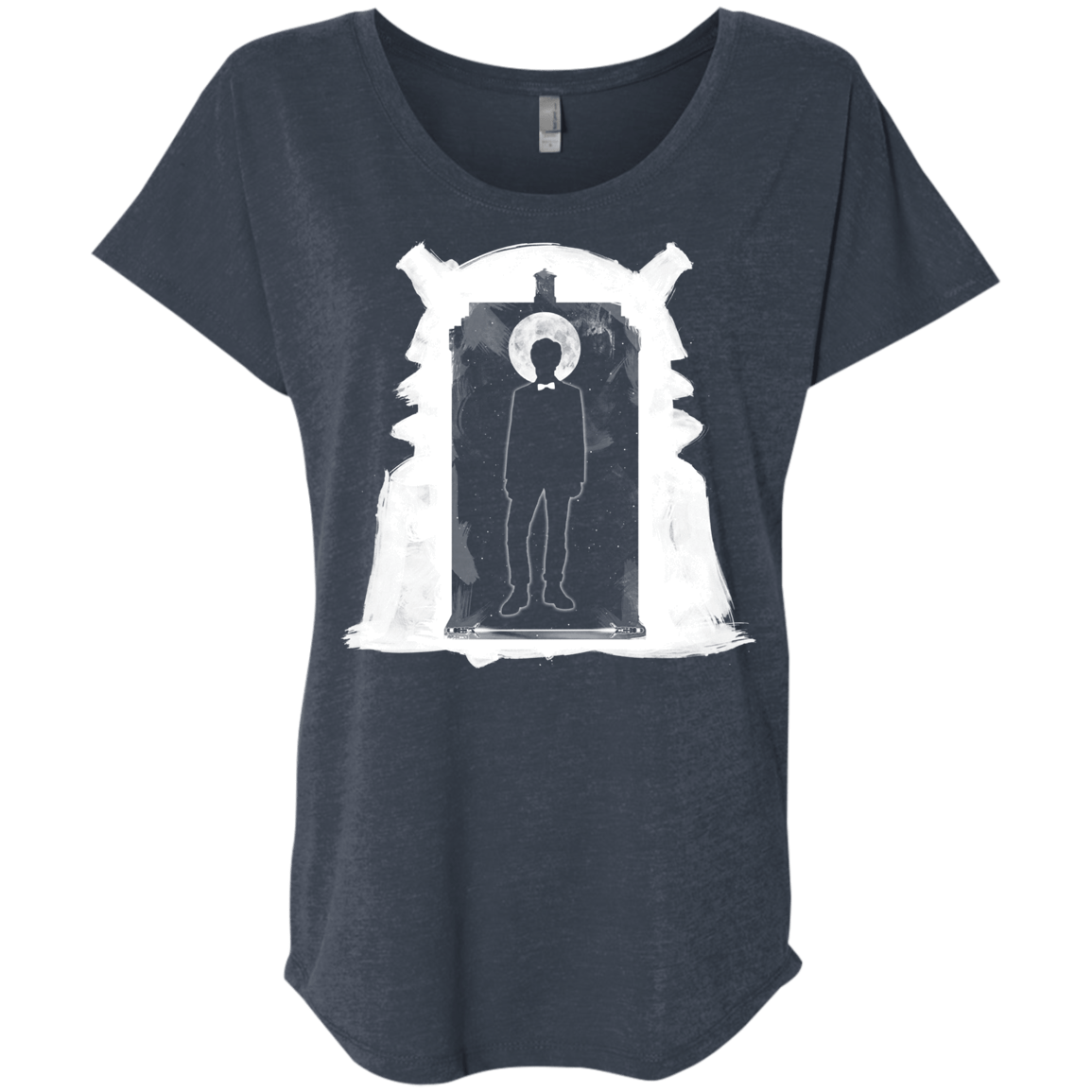 T-Shirts Vintage Navy / X-Small Doorway Whoniverse Triblend Dolman Sleeve