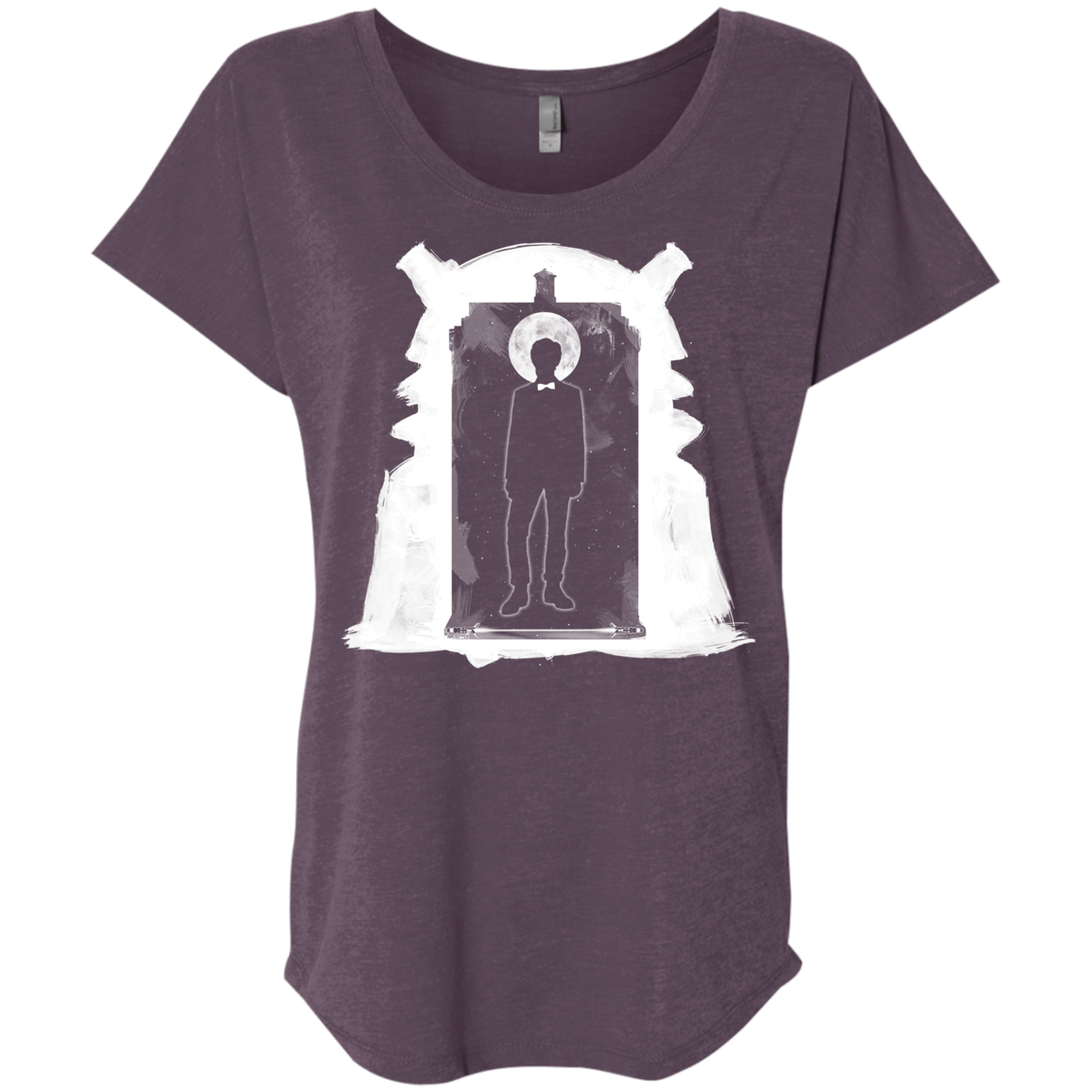 T-Shirts Vintage Purple / X-Small Doorway Whoniverse Triblend Dolman Sleeve
