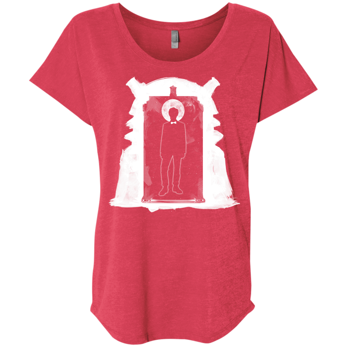 T-Shirts Vintage Red / X-Small Doorway Whoniverse Triblend Dolman Sleeve