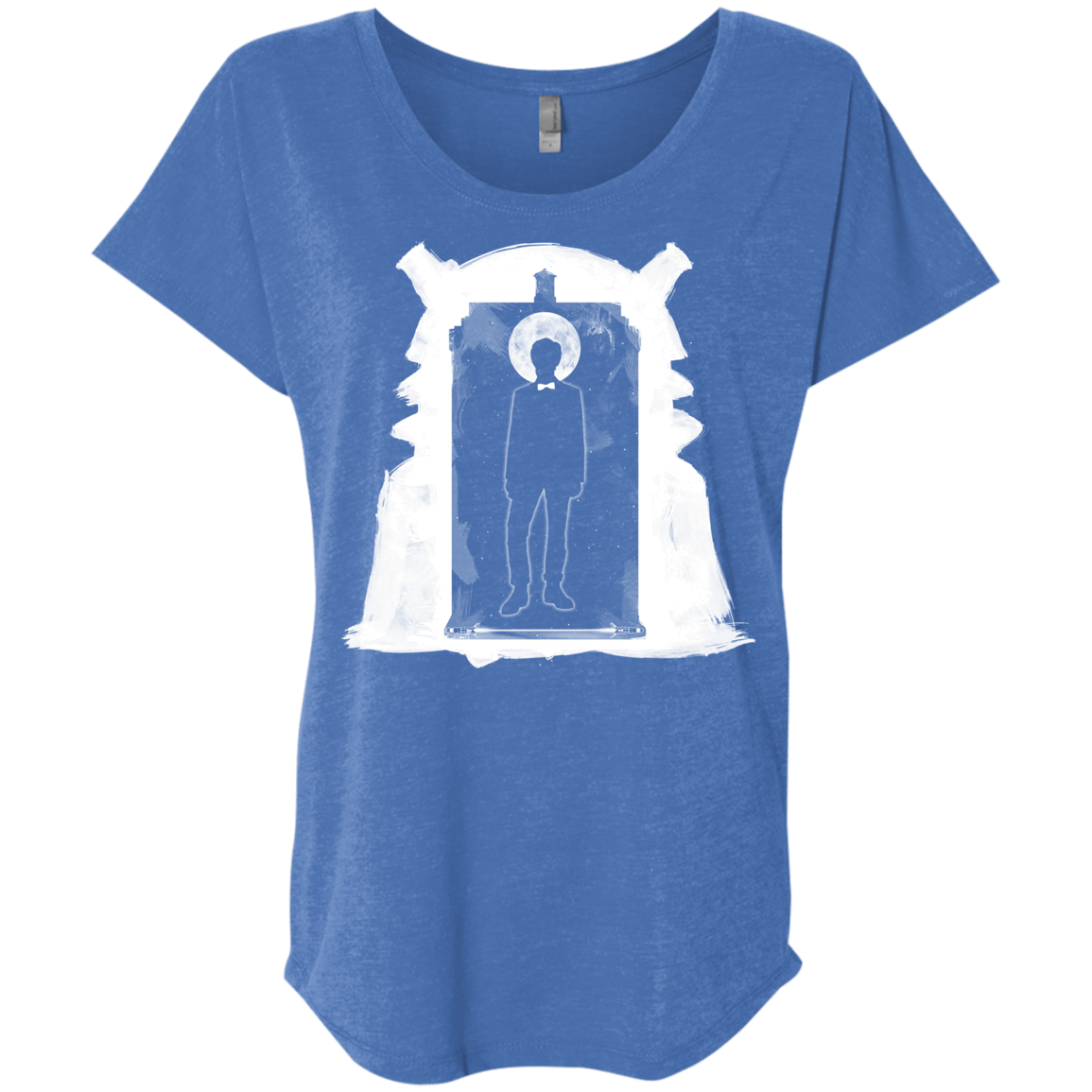 T-Shirts Vintage Royal / X-Small Doorway Whoniverse Triblend Dolman Sleeve