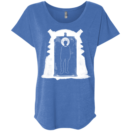T-Shirts Vintage Royal / X-Small Doorway Whoniverse Triblend Dolman Sleeve