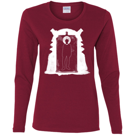 T-Shirts Cardinal / S Doorway Whoniverse Women's Long Sleeve T-Shirt