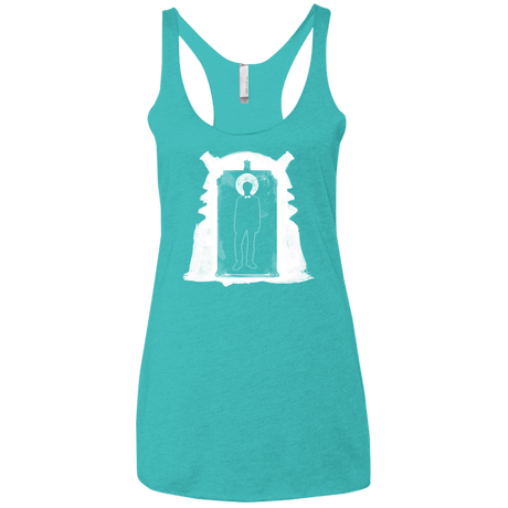 T-Shirts Tahiti Blue / X-Small Doorway Whoniverse Women's Triblend Racerback Tank