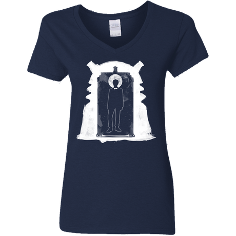 T-Shirts Navy / S Doorway Whoniverse Women's V-Neck T-Shirt