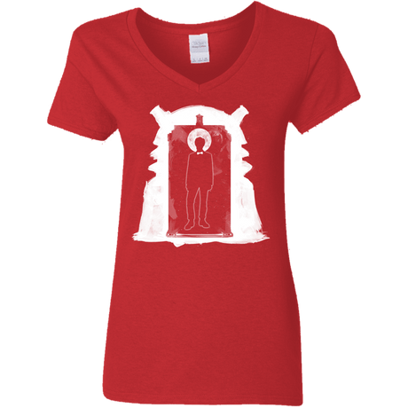 T-Shirts Red / S Doorway Whoniverse Women's V-Neck T-Shirt