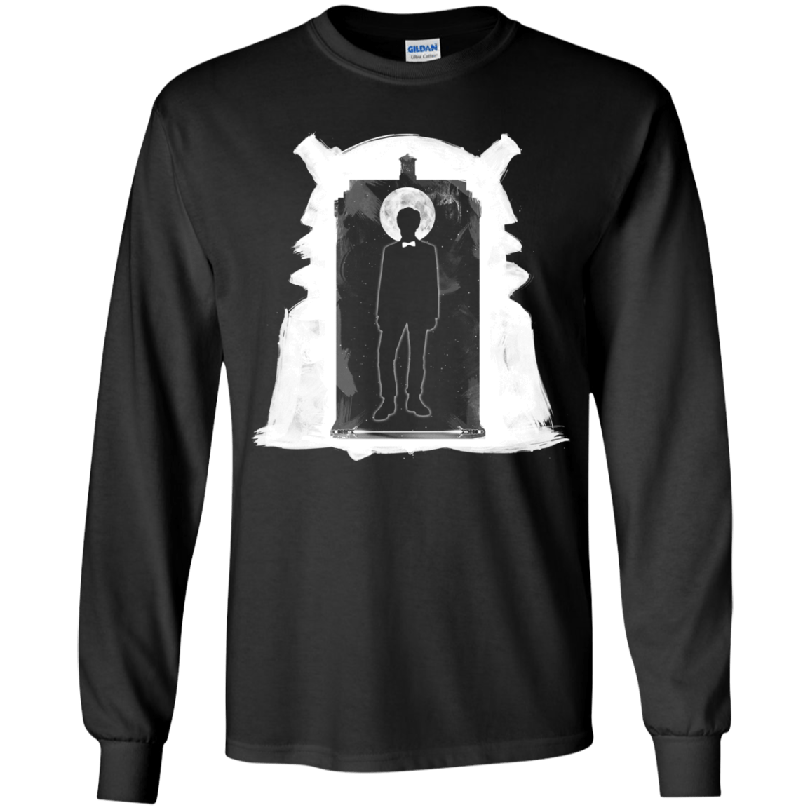 T-Shirts Black / YS Doorway Whoniverse Youth Long Sleeve T-Shirt
