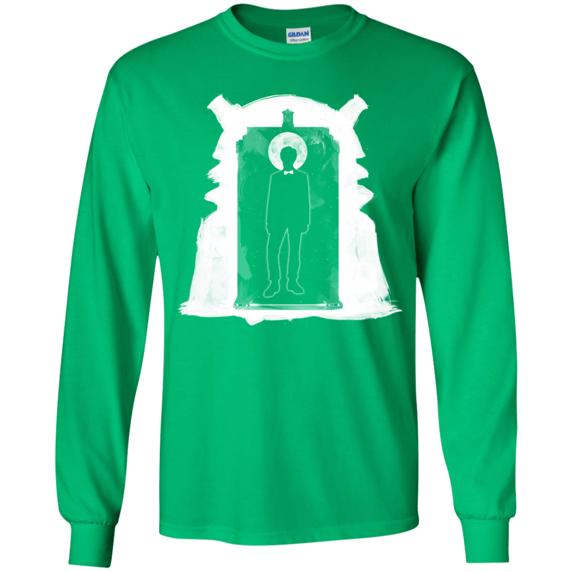 T-Shirts Irish Green / YS Doorway Whoniverse Youth Long Sleeve T-Shirt