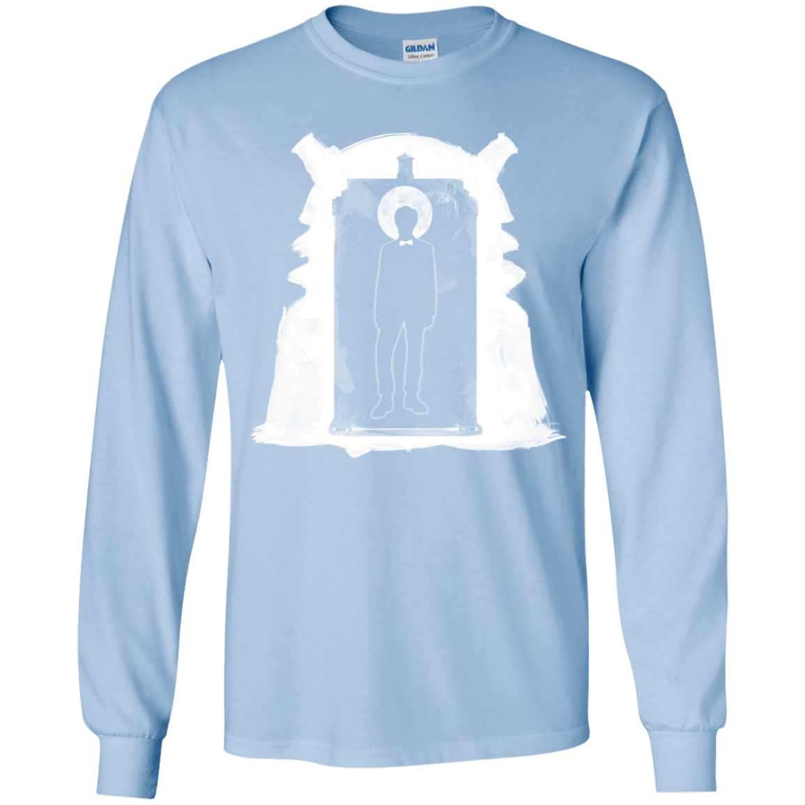 T-Shirts Light Blue / YS Doorway Whoniverse Youth Long Sleeve T-Shirt