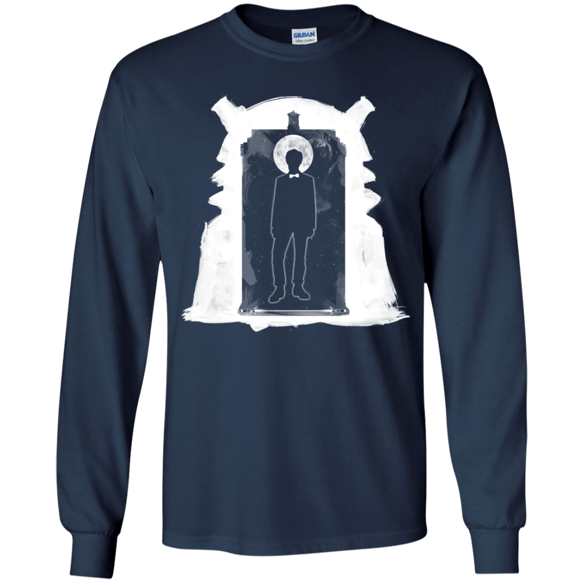 T-Shirts Navy / YS Doorway Whoniverse Youth Long Sleeve T-Shirt