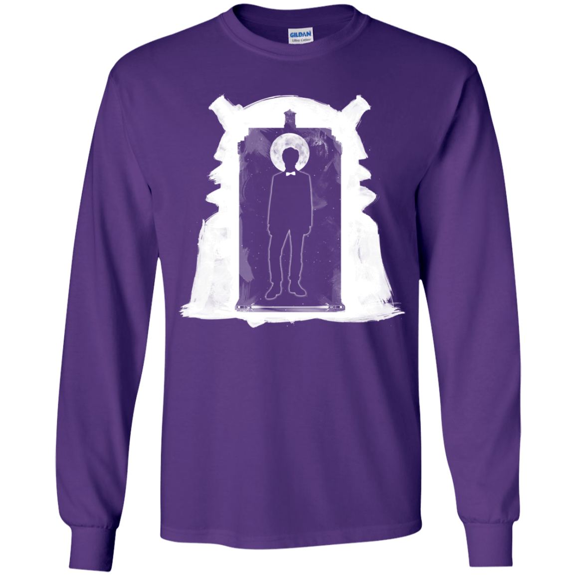 T-Shirts Purple / YS Doorway Whoniverse Youth Long Sleeve T-Shirt